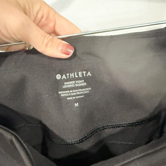 Athleta Rainier High Rise Leggings Black Size M - Picture 8 of 8